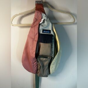 KAVU Rope Crossbody Pack – Colorblock Outdoor Bag- Hiking Bag - Sling Bag